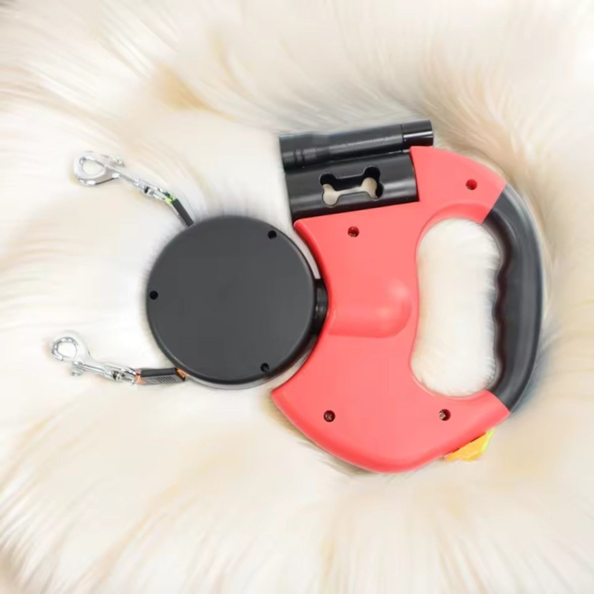 Tangle-Free Dual Dog Leash with Ergonomic Handle