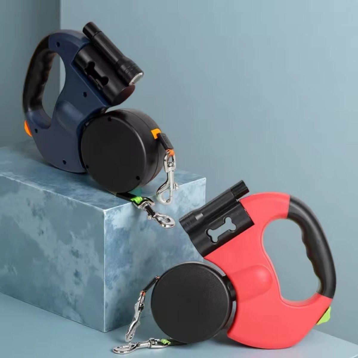 Tangle-Free Dual Dog Leash with Ergonomic Handle
