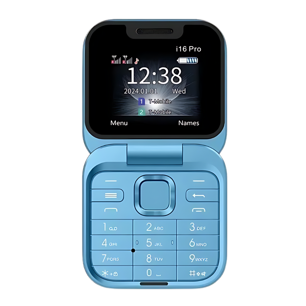 Compact Foldable Dual SIM Mobile Phone with HD Camera