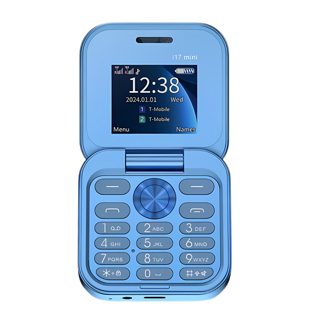 Compact Foldable Dual SIM Mobile Phone with HD Camera