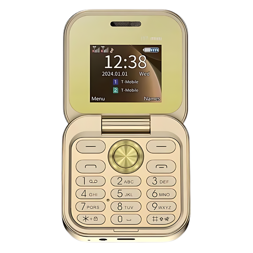 Compact Foldable Dual SIM Mobile Phone with HD Camera