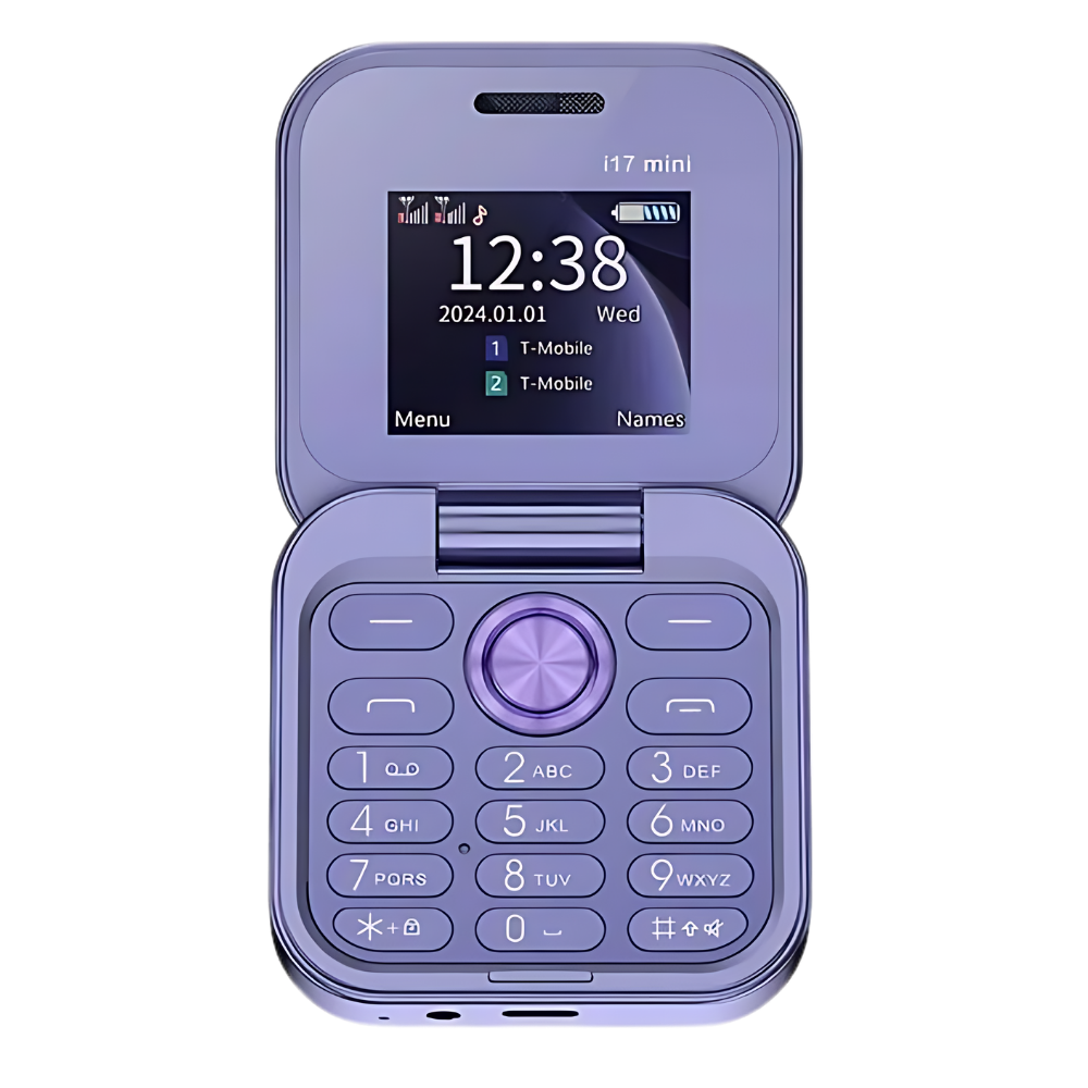 Compact Foldable Dual SIM Mobile Phone with HD Camera