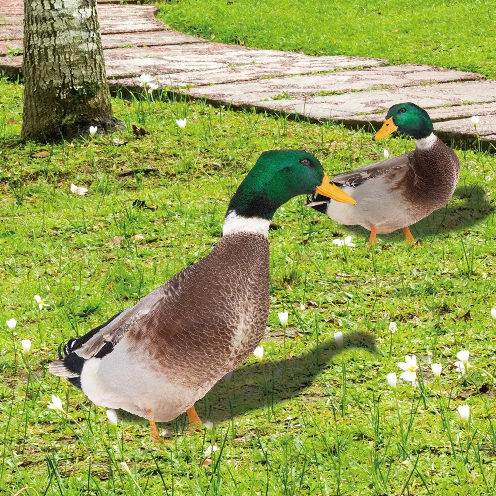 Double-Sided Duck Garden Decoration - Weather-Resistant Acrylic