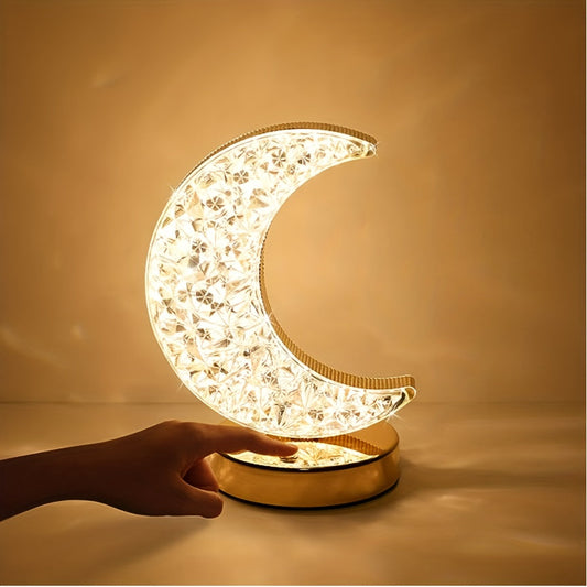 Dimmable Crystal Table Lamp with Touch Control