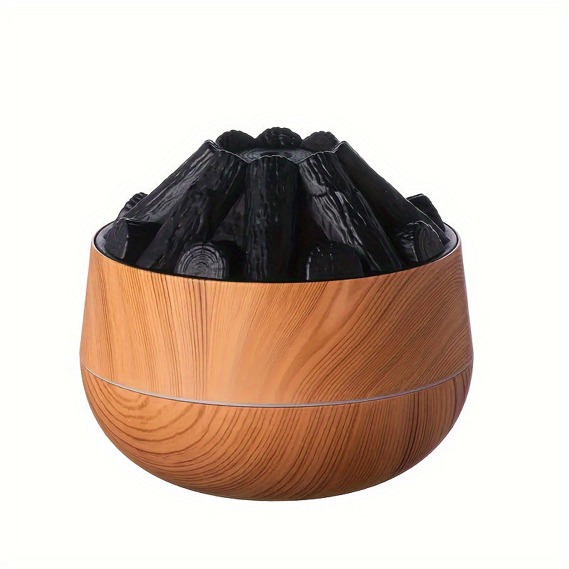 Mini Charcoal Fire Humidifier with Realistic Flame Effect