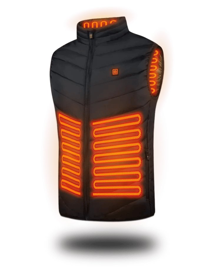 Heated Jacket with Adjustable Carbon Fiber Heating for Men and Women