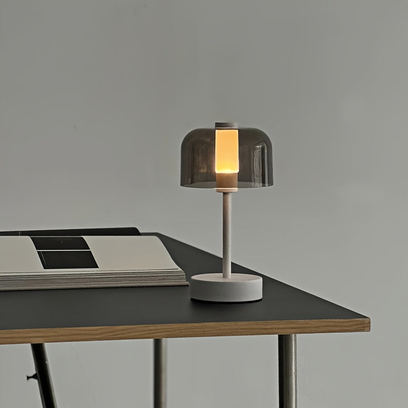Vintage USB Rechargeable LED Table Lamp with Dimmable Touch Control