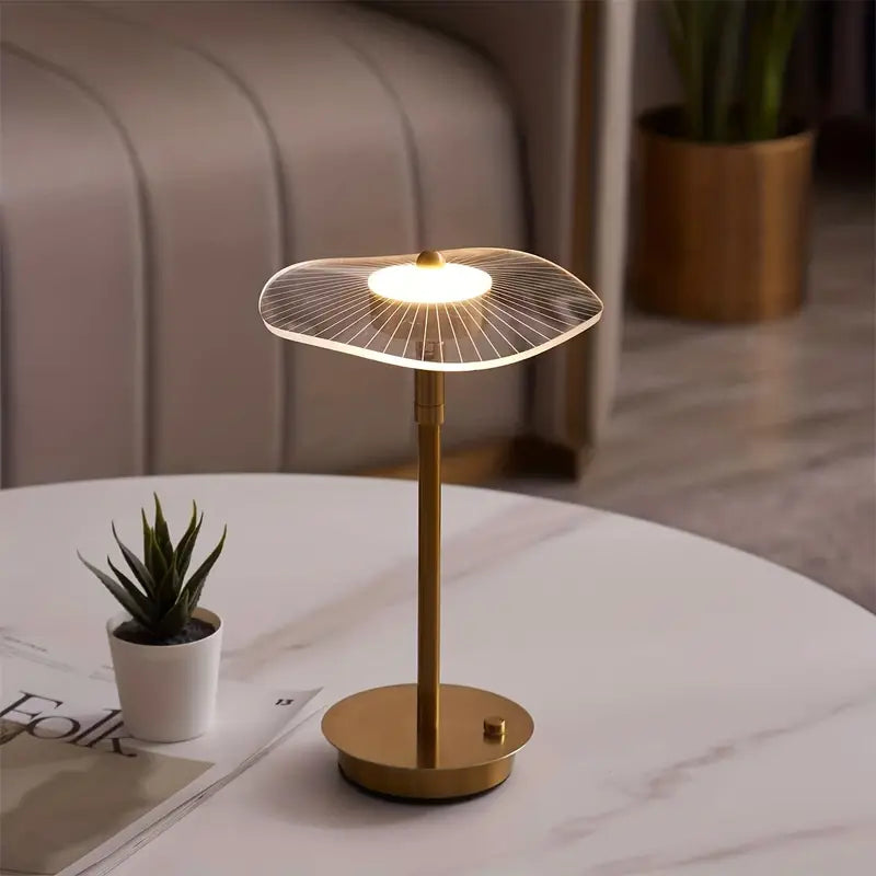 Adjustable LED Desk Lamp with Dimming Feature