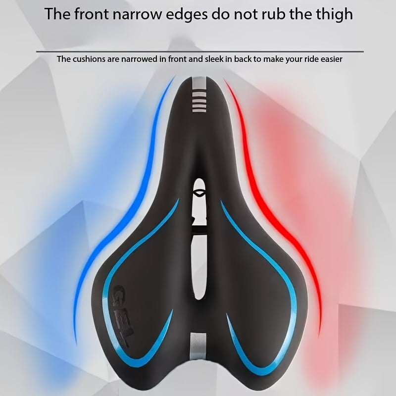Ergonomic Breathable Bicycle Saddle with Ventilation Hole
