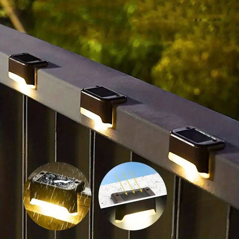 Solar-Powered LED Wall Lights for Garden and Patio