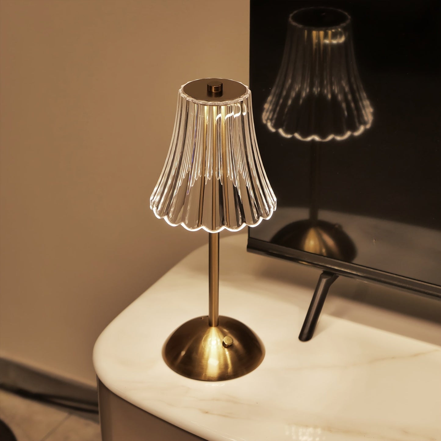 Dimmable Touch Sensor LED Table Lamp with USB Rechargeable Battery