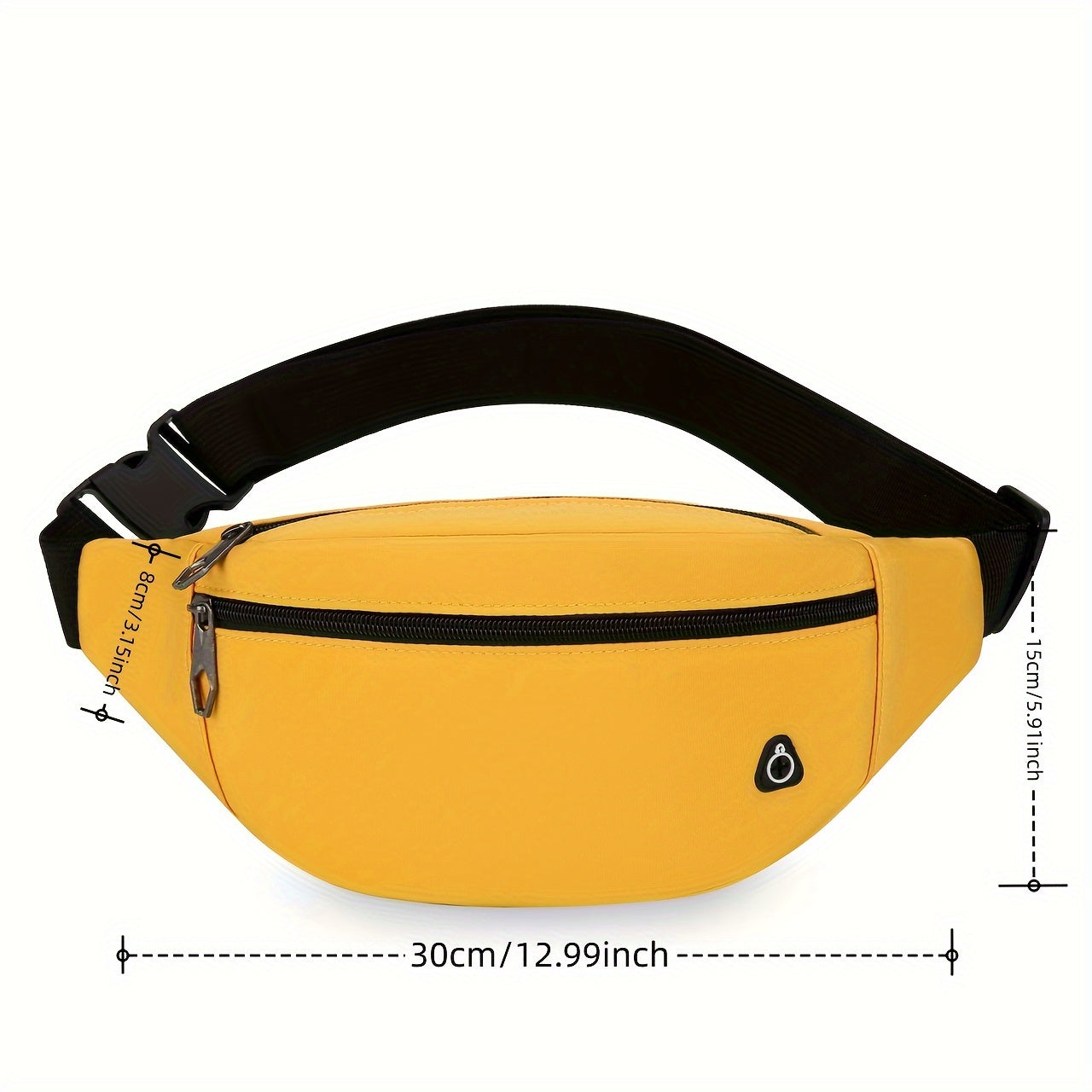 Sporty Adjustable Fanny Pack for Women with Multiple Pockets