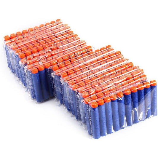 200 Soft Foam Darts for Nerf Blasters with Wrist Straps and Storage Bag