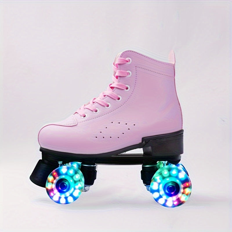 Luminous LED Roller Skates for Adults