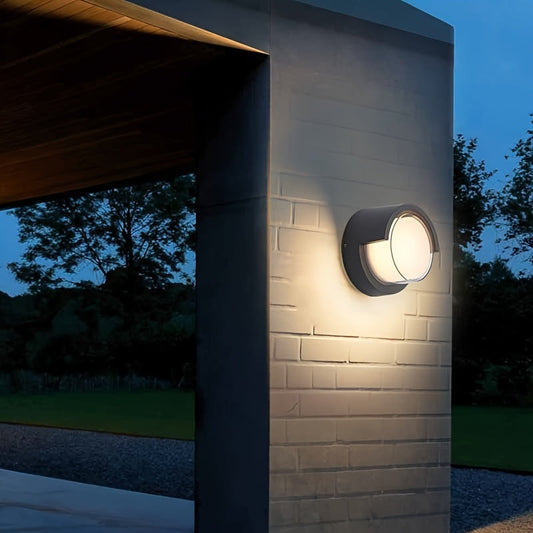 Modern LED Wall Sconce in Warm White for Indoor and Outdoor Use