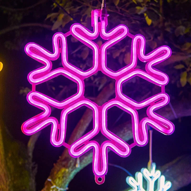 Waterproof LED Snowflake Light for Outdoor Winter Decor