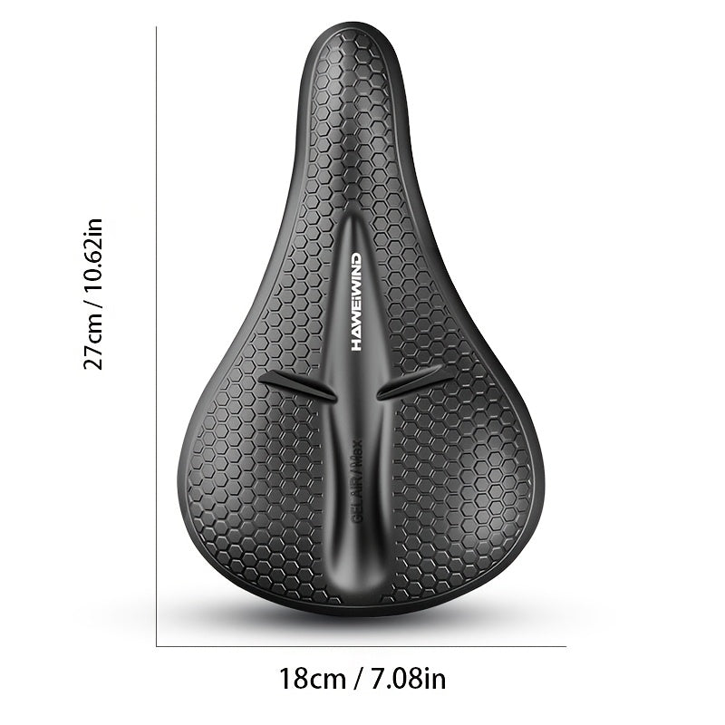 Gel Bike Seat Cover with Non-Slip Honeycomb Design
