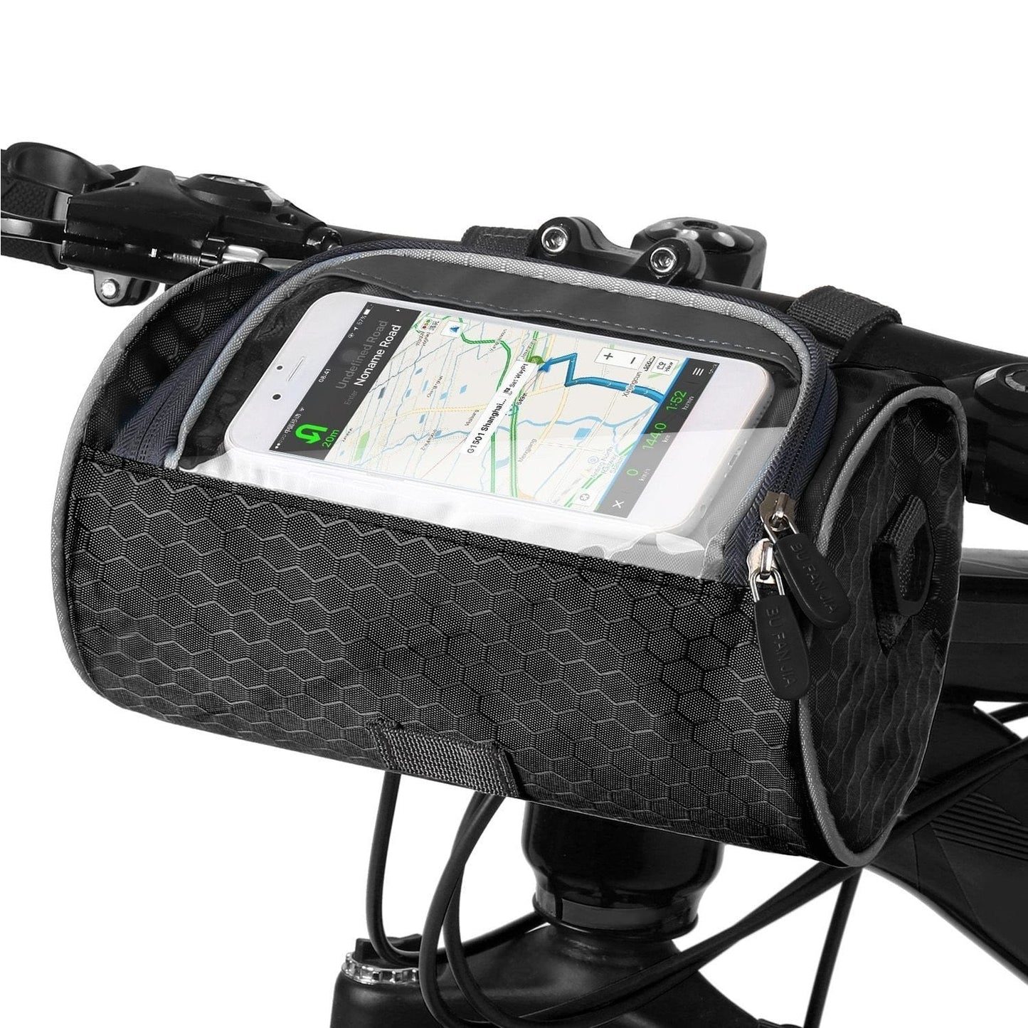 Waterproof Bike Bag with Touchscreen Window and Secure Mounting