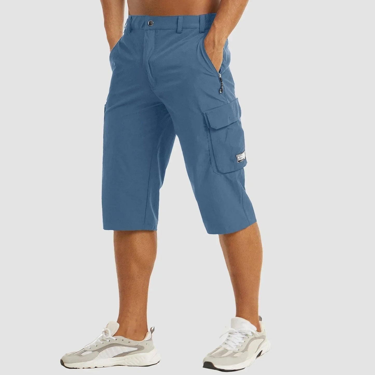 Men's Lightweight Breathable Cargo Shorts with Pockets