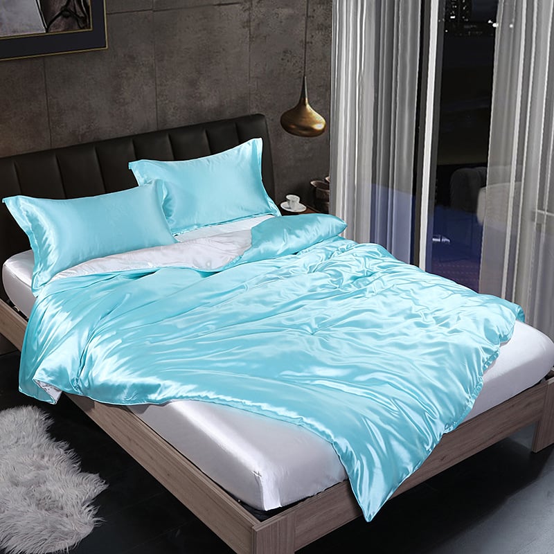 Pure Mulberry Silk Bedding Set - 25 Momme Luxury 4 Piece