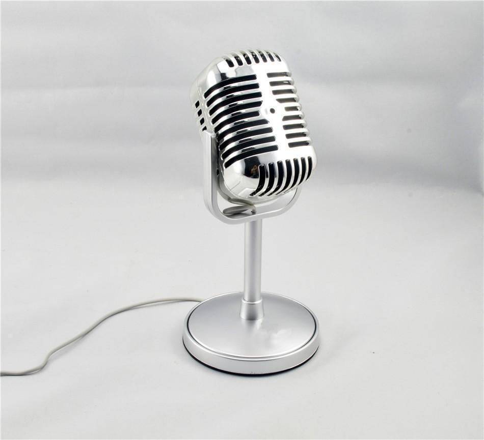 Vintage Microphone with Natural Sound and Retro Design