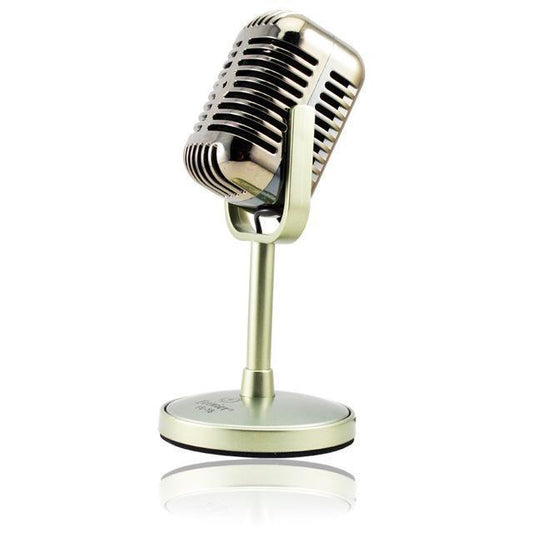 Vintage Microphone with Natural Sound and Retro Design