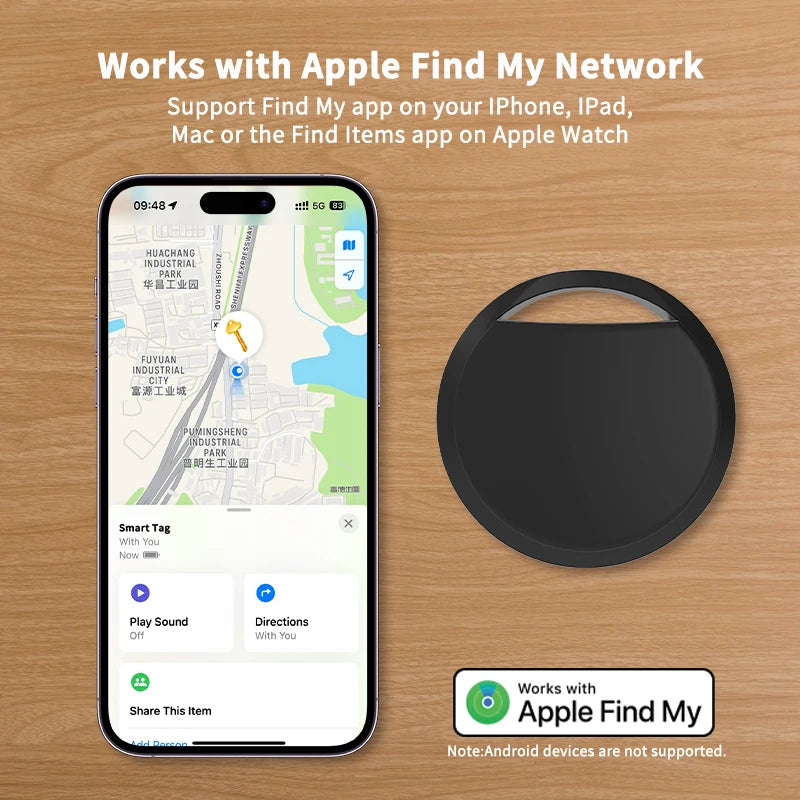 Mini Bluetooth Tracker with Apple Find My Integration