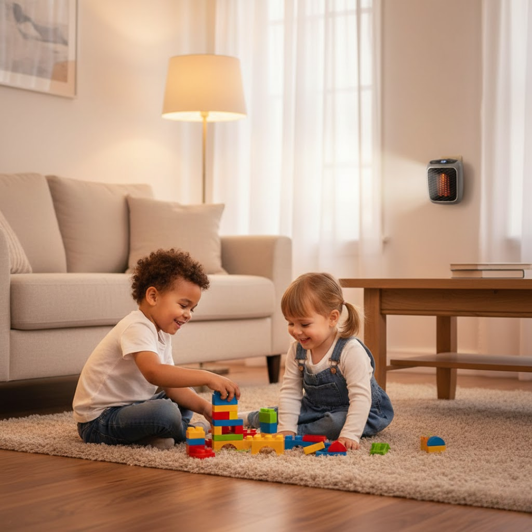 Portable Compact Space Heater – Energy-Efficient Instant Warmth