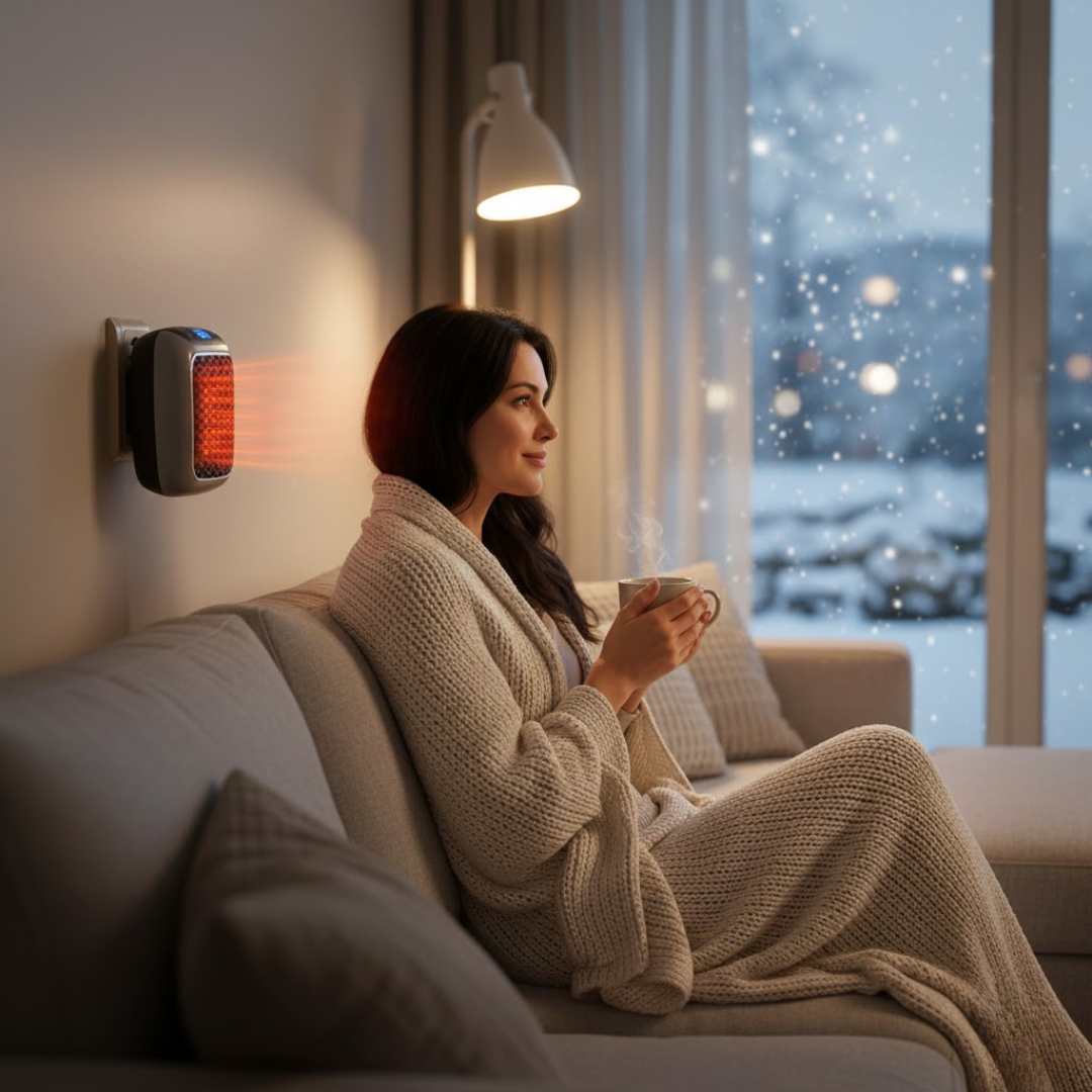 Compact Energy-Saving Heater with Modern Design