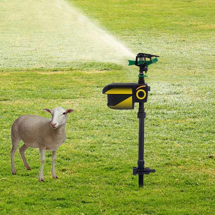 Solar-Powered Animal Repeller with 120° Infrared Detection