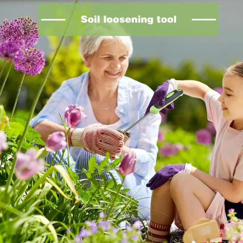 Ergonomic Stainless Steel Weed Remover with V-Shaped Tip