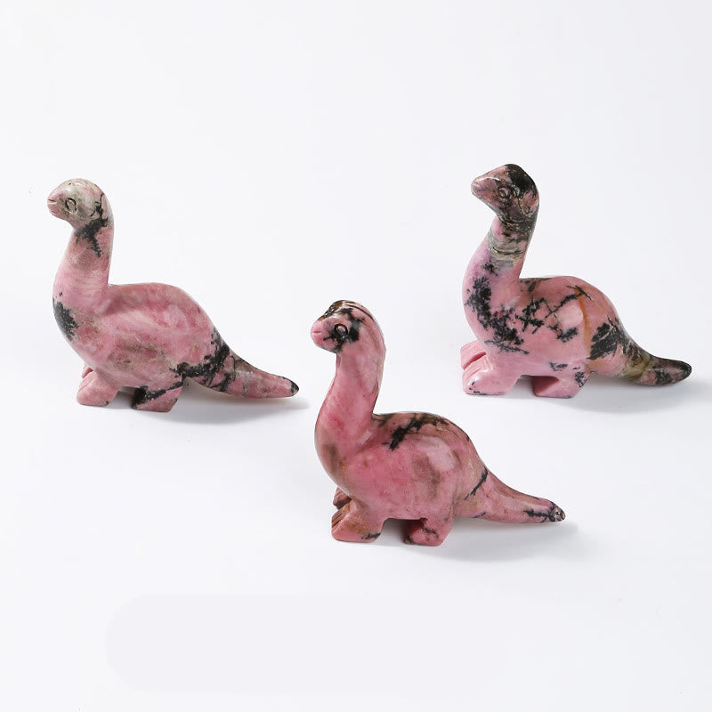 Crystal Dinosaur Gemstone Decor 2.5 Inch Natural Stone Figurine
