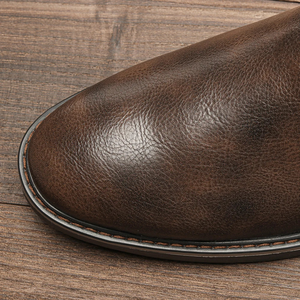 Classic Chelsea Boots for Men - Modern Fit Leather Design