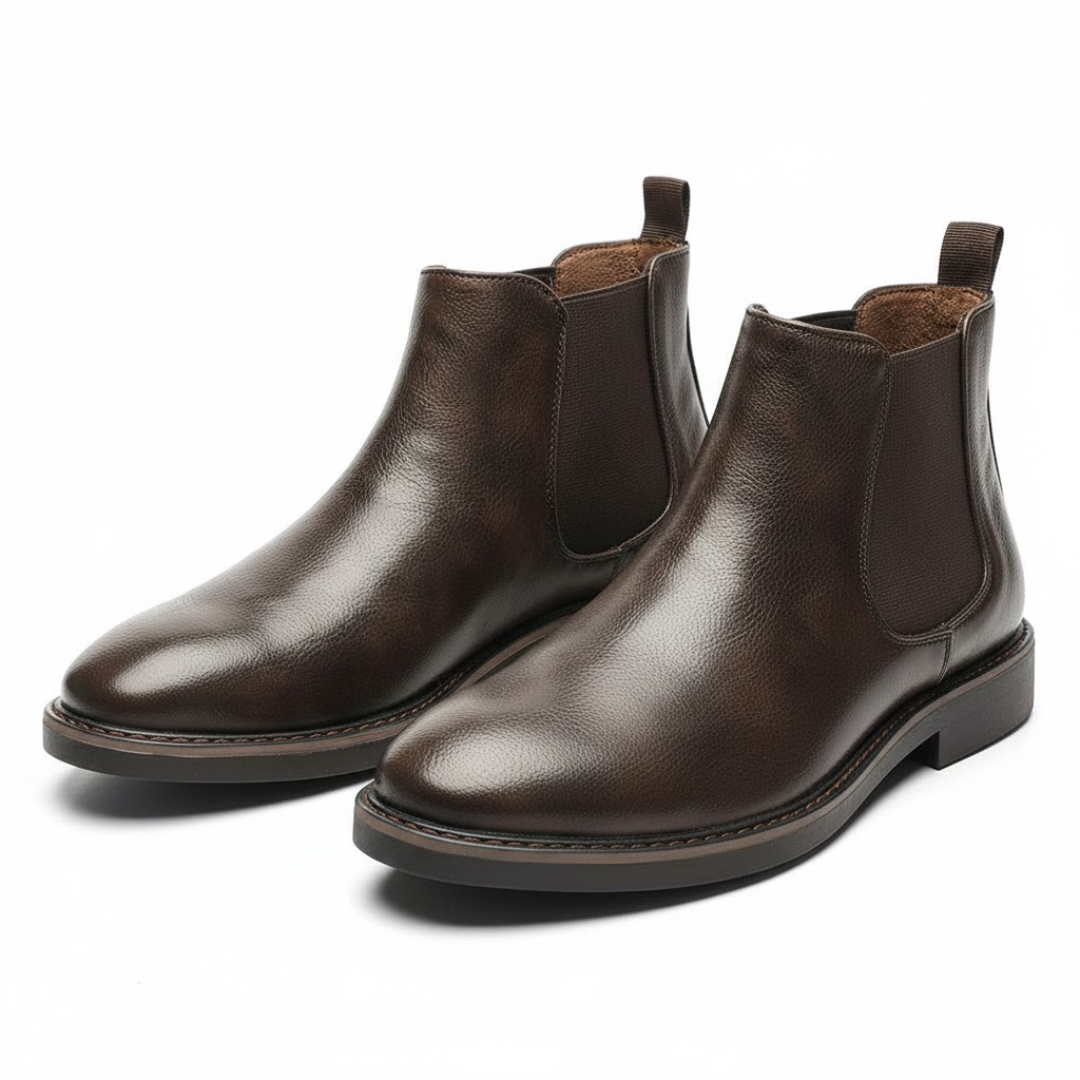 Classic Chelsea Boots for Men - Modern Fit Leather Design