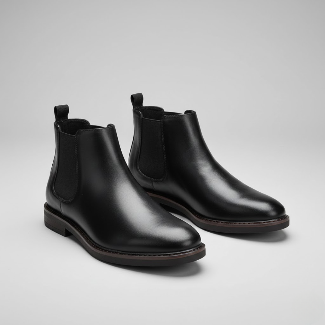 Classic Chelsea Boots for Men - Modern Fit Leather Design