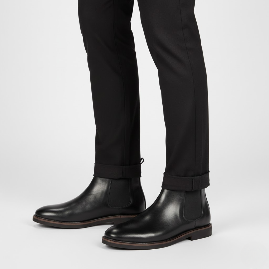 Classic Chelsea Boots for Men - Modern Fit Leather Design