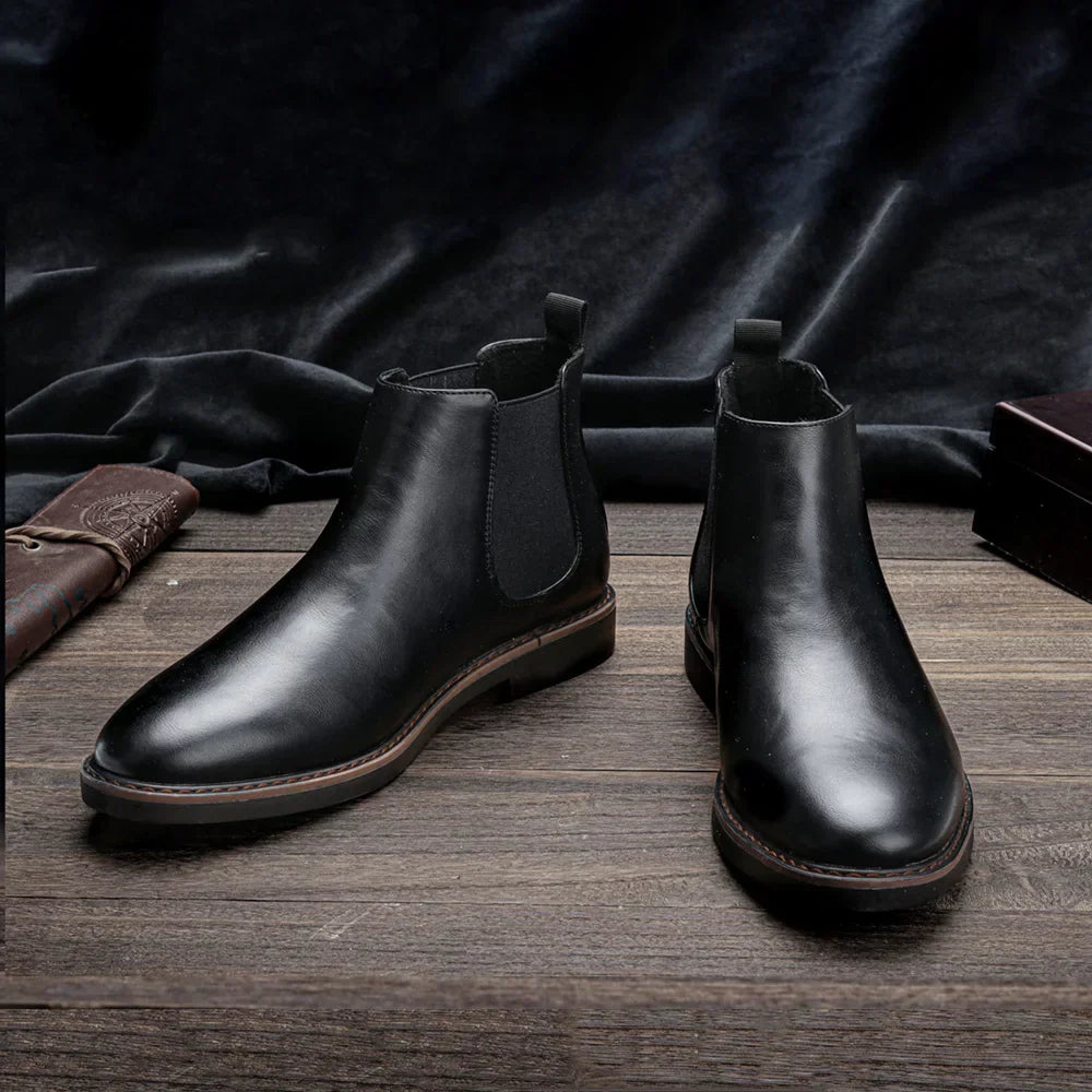 Classic Chelsea Boots for Men - Modern Fit Leather Design