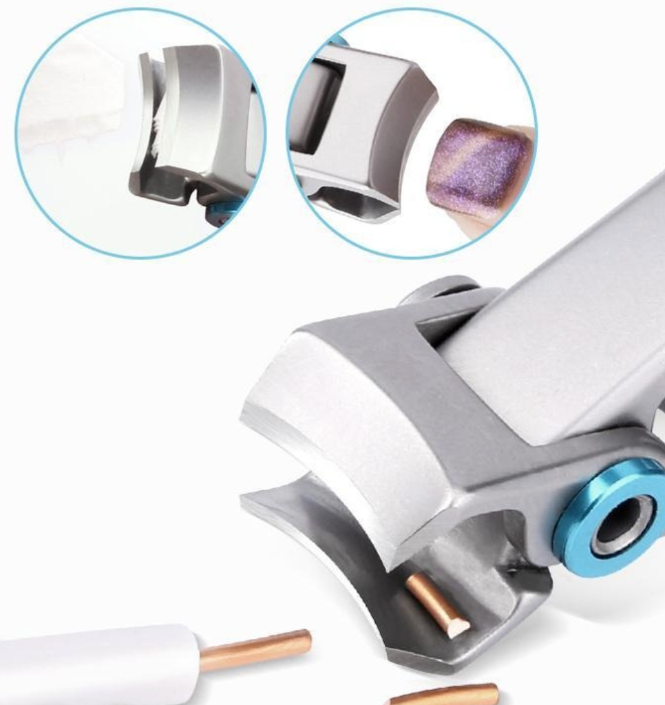 Ergonomic Stainless Steel Nail Clippers for Thick Nails