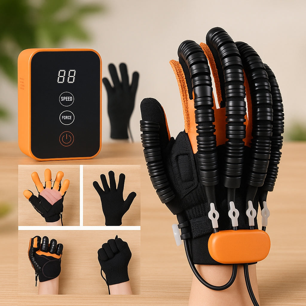 Automatic Finger Strength Trainer Gloves for Hand Rehabilitation