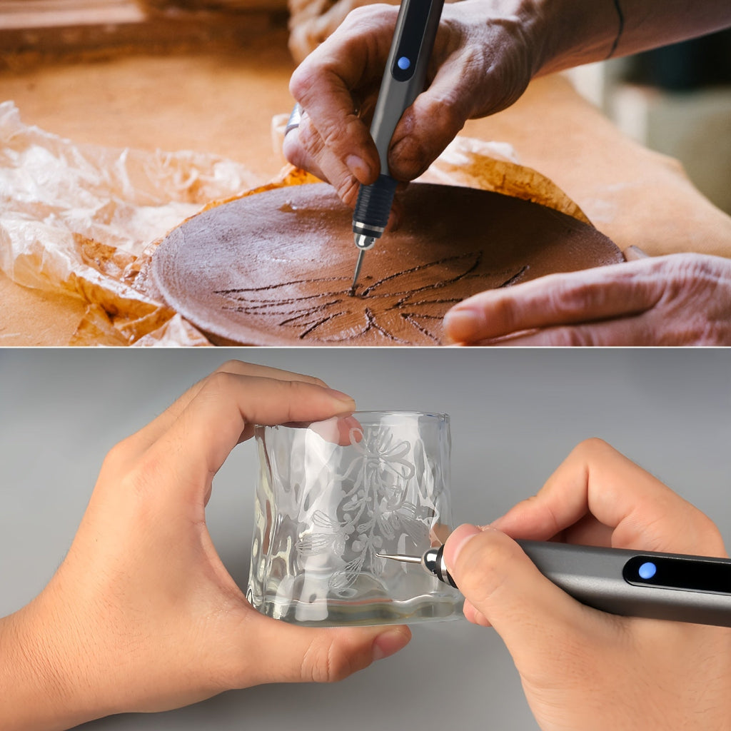 Cordless Electric Engraving Pen Kit with 39 Bits and Adjustable Speed