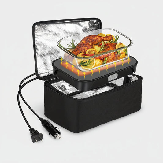 Portable 3-in-1 Electric Lunch Box Food Warmer 80W