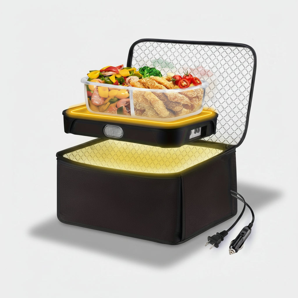 Portable 3-in-1 Electric Lunch Box Food Warmer 80W