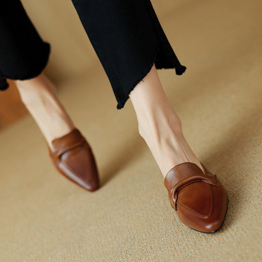 Elegant Women's Bow Mules with Cushioned Comfort