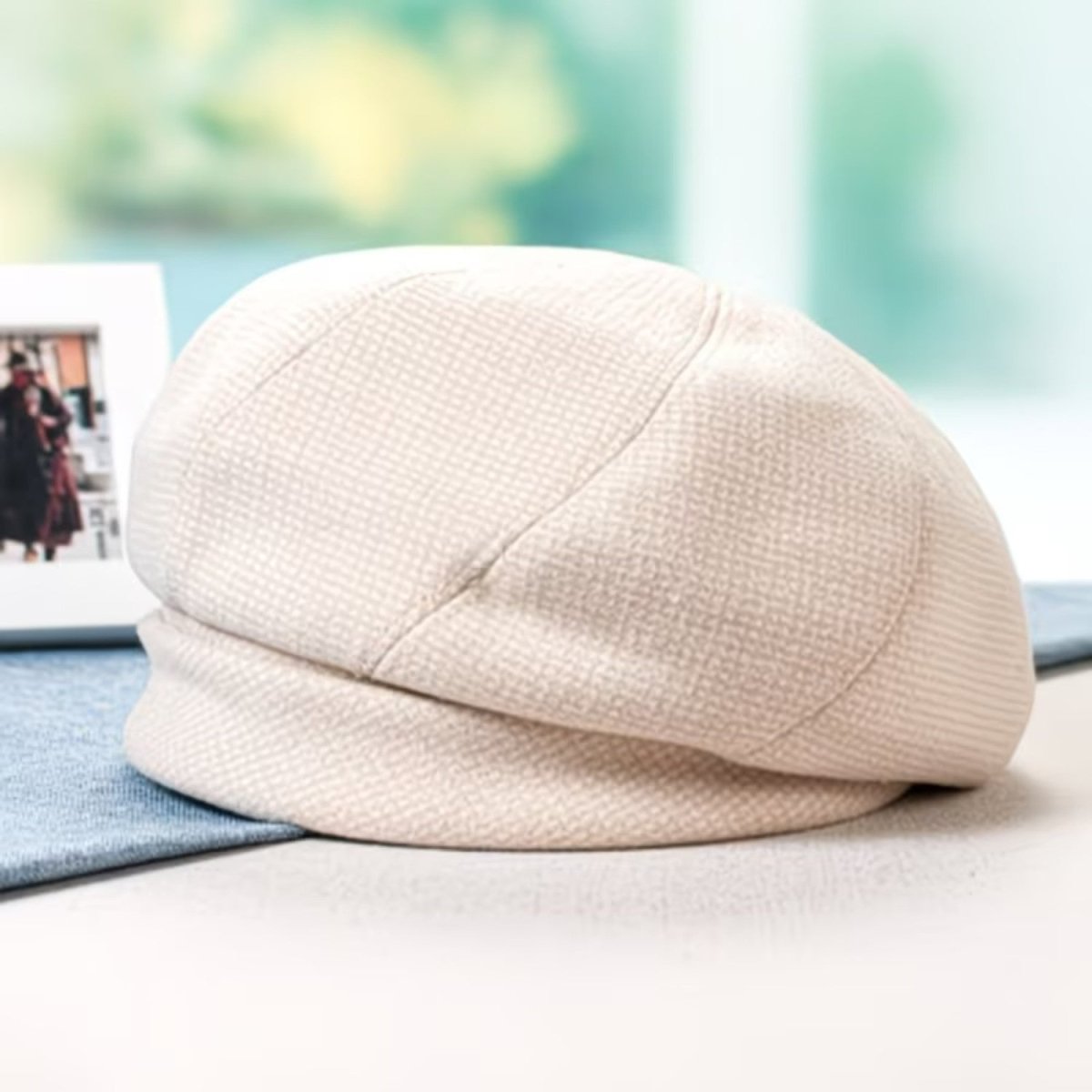 Elegant Adjustable Cotton Blend Women's Cap