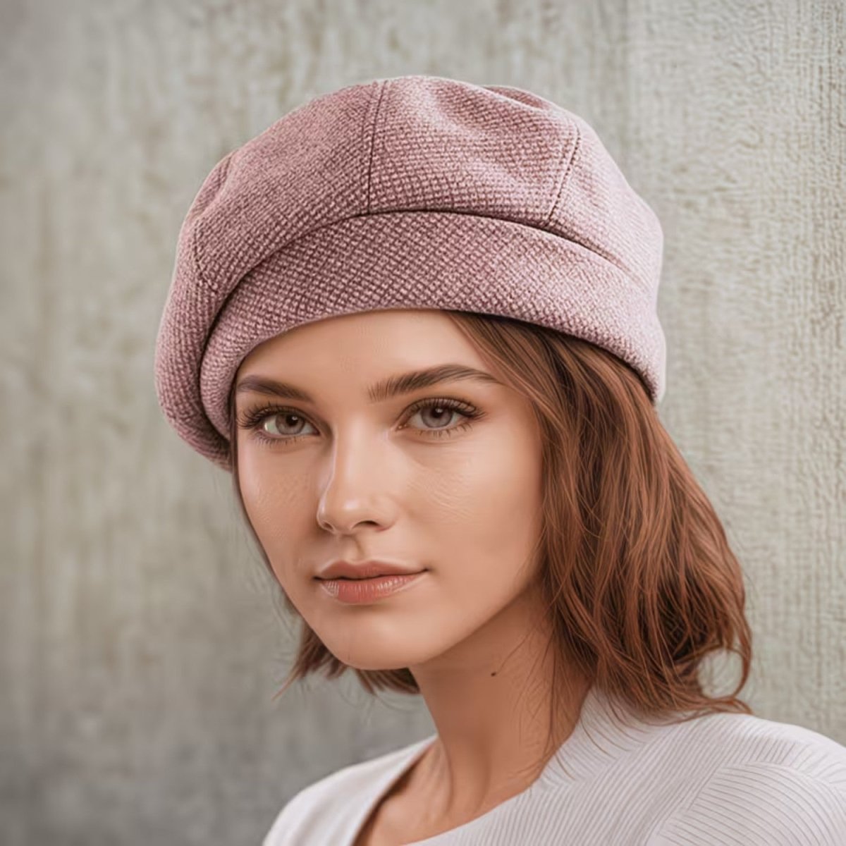 Elegant Adjustable Cotton Blend Women's Cap