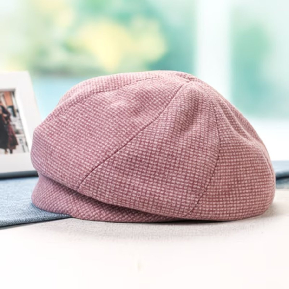 Elegant Adjustable Cotton Blend Women's Cap