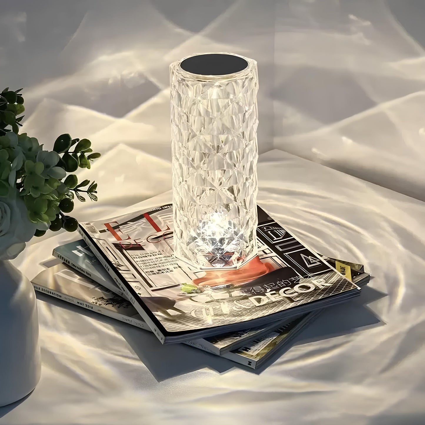 Acrylic Touch Sensor Table Lamp with 16 Color Options