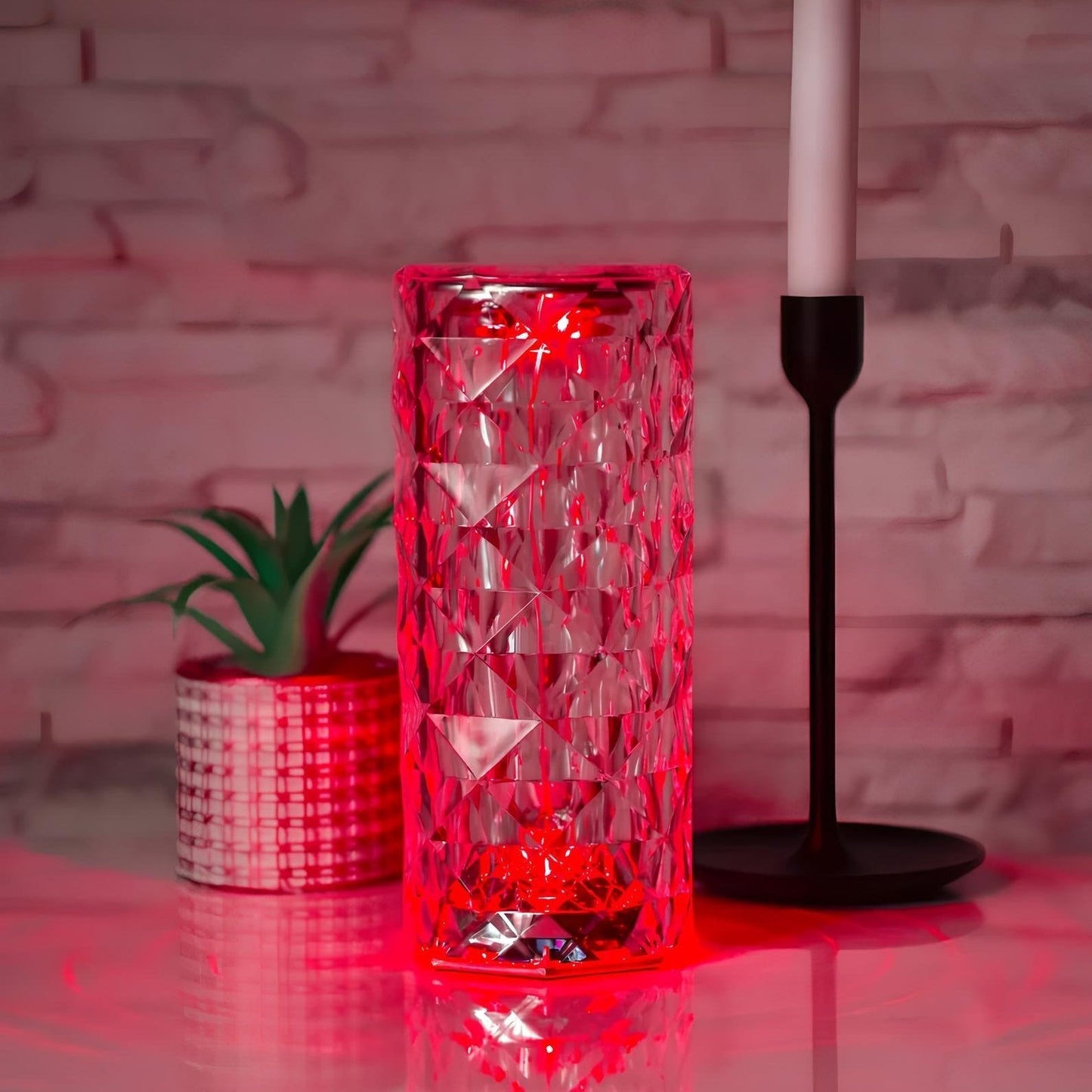 Acrylic Touch Sensor Table Lamp with 16 Color Options