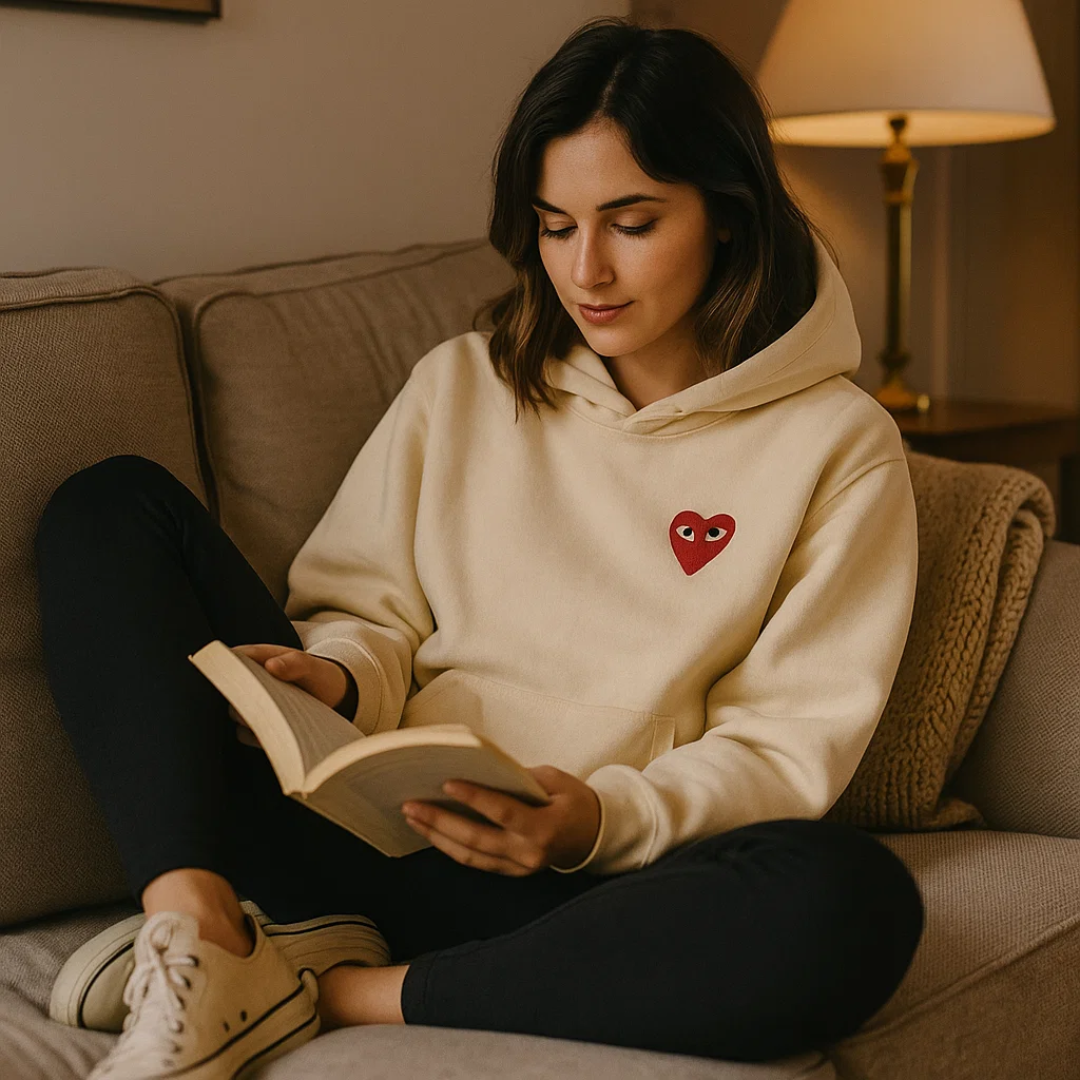 Elegant Heart Sweater for Women - Chic and Comfortable Design