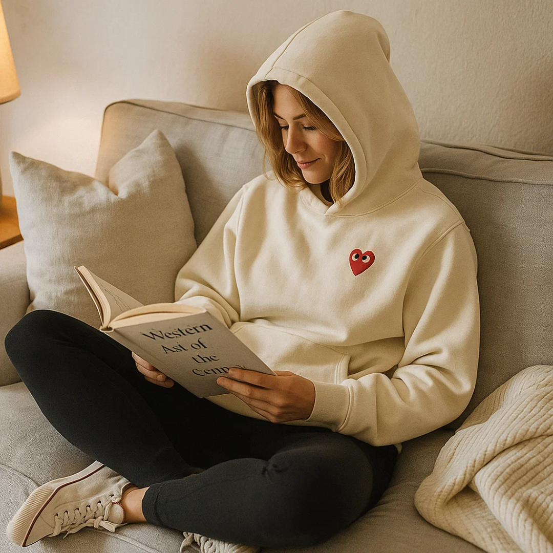 Elegant Heart Sweater for Women - Chic and Comfortable Design